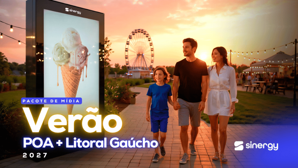 Pacote de mídia Verão POA + Litoral Gaúcho 2027