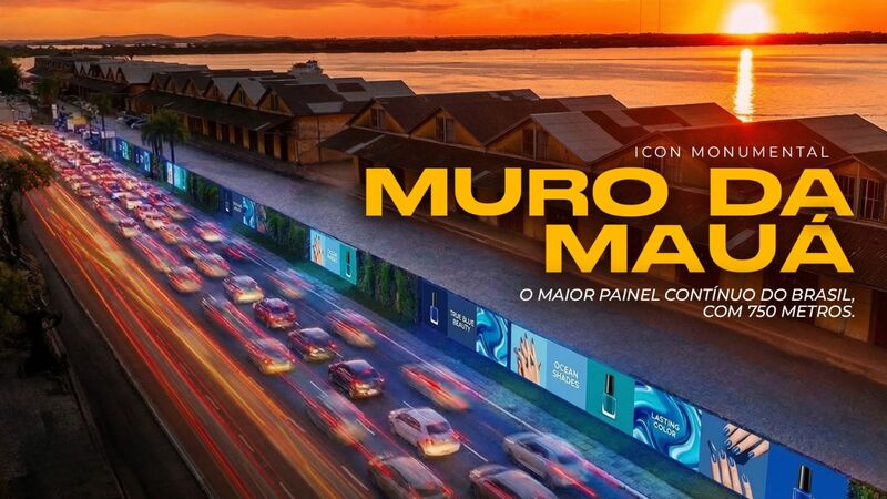Muro Mauá, o maior painel contínuo do Brasil